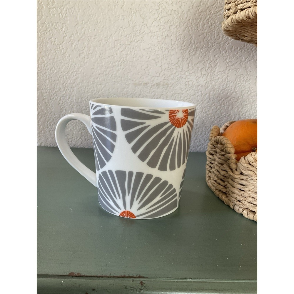 Bella Caronia Porcelain Coffee Cup Mug Discontinued Gray Kahopo